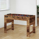 Baby-foot Vidaxx vieux bois 125 x 60,5 x 80 cm bois traité