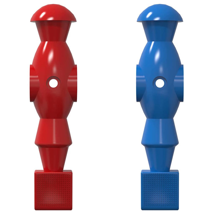 Vidaxl baby-foot joueurs 22 pcs bleu et rouge 2,4 x 2,1 x 9,7 cm pp