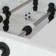 Vidaxl pare-chocs de baby-foot 3 x 3 x 2 cm tige 16 pcs plastique noir