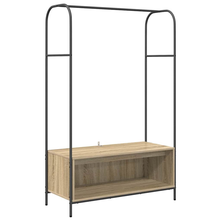Vidaxx portant à vêtements chêne brun 100 x 44 x 160 cm bois fini