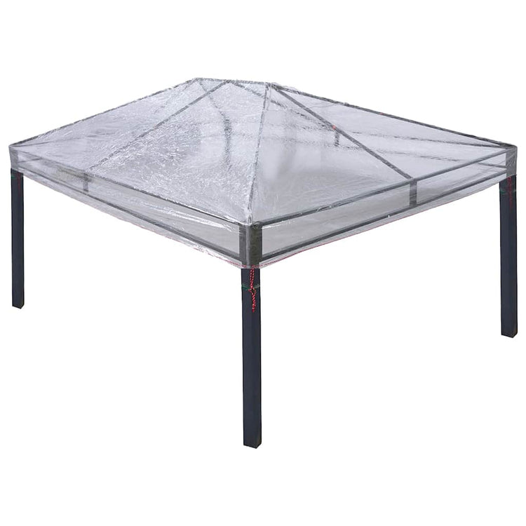 VidaXL couverture de gazebo de remplacement transparent 400 x 300 x 32 cm PVC