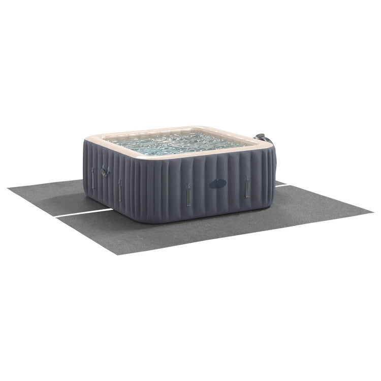 Vidaxl tapis de sol de piscine gris clair 274 x 274 x 0,1 cm