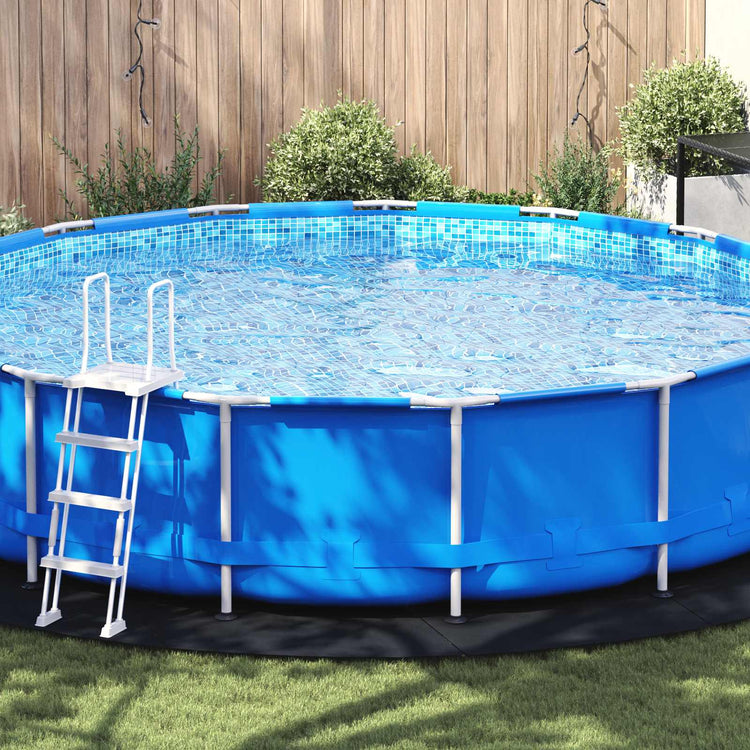 Tapis de sol de piscine Vidaxl noir ø 550 cm en tissu non tissé