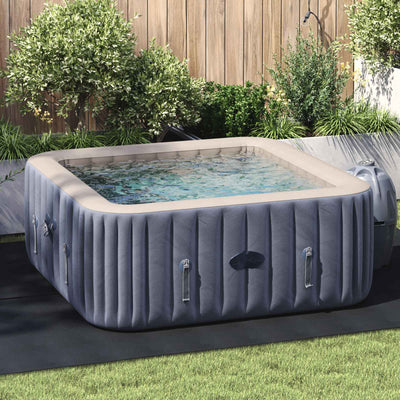 Vidaxl tapis de sol de piscine noir 300 x 220 x 0,1 cm en tissu non tissé