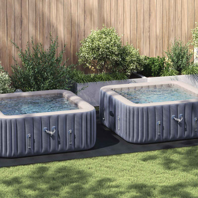 Vidaxl tapis de sol de piscine noir 500 x 250 x 0,1 cm en tissu non tissé