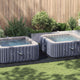 Vidaxl tapis de sol de piscine noir 500 x 250 x 0,1 cm en tissu non tissé