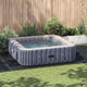 Vidaxl tapis de sol de piscine noir 550 x 280 x 0,1 cm en tissu non tissé