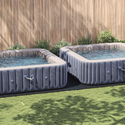 Vidaxl tapis de sol de piscine noir 820 x 420 x 0,1 cm en tissu non tissé
