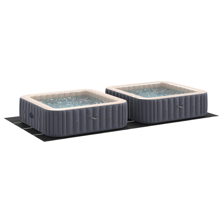 Vidaxl tapis de sol de piscine noir 820 x 420 x 0,1 cm en tissu non tissé