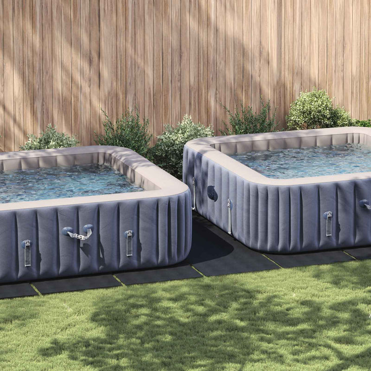 Vidaxl tapis de sol de piscine noir 999 x 500 x 0,1 cm en tissu non tissé