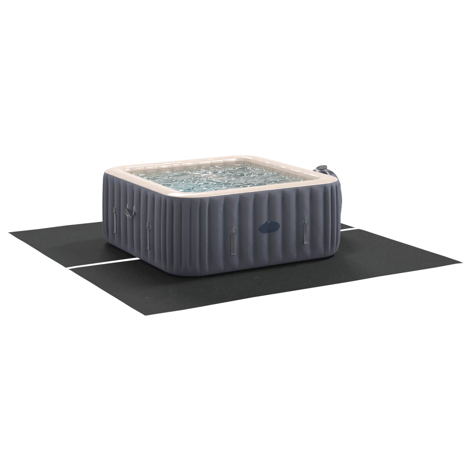 Tapis de sol de piscine Vidaxl 274 x 274 x 0,1 cm en tissu non tissé