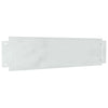 Vidaxl bordures de pelouse 10 pcs argent 100 x 25 x 0,07 cm