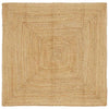 Vidaxx tapis beige 120 x 120 cm jute