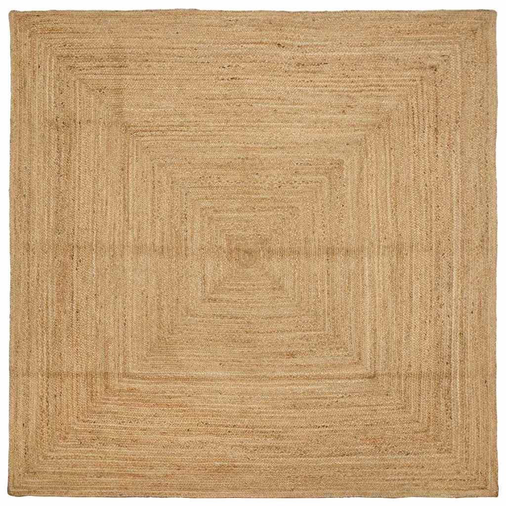 Vidaxx tapis beige 240 x 240 cm jute