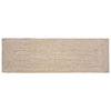 Vidaxx tapis rectangulaire naturel et blanc 60 x 300 cm jute
