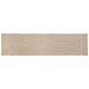 Vidaxx tapis rectangulaire naturel et blanc 60 x 400 cm jute