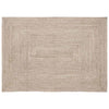 Vidaxx tapis rectangulaire naturel et blanc 140 x 200 cm jute