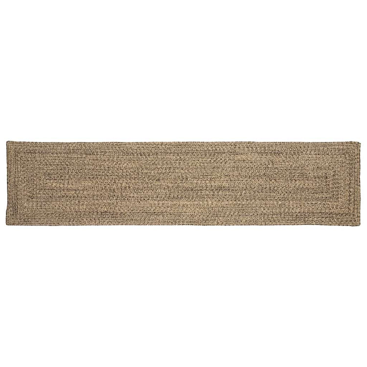 Vidaxx tapis rectangulaire naturel et noir 60 x 200 cm jute