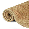 Vidaxx tapis carré marron 120 x 120 cm jute