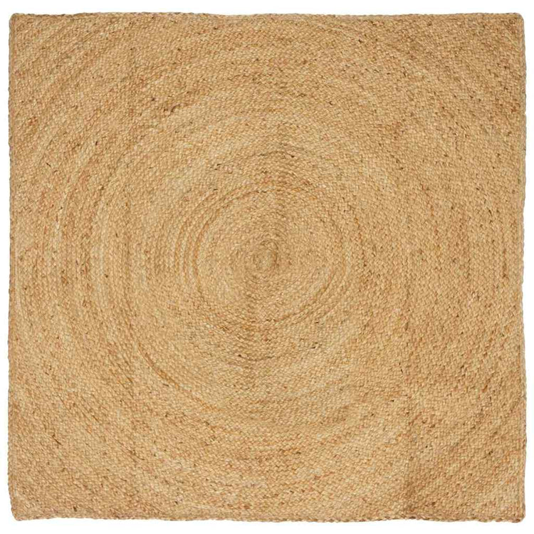 Vidaxx tapis carré marron 120 x 120 cm jute