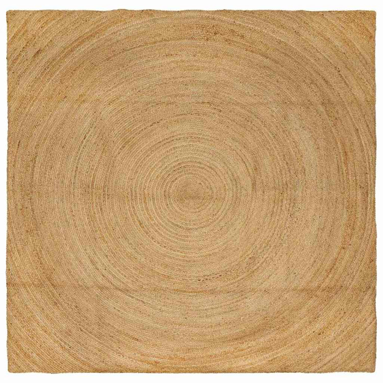 Vidaxx tapis carré marron 240 x 240 cm jute