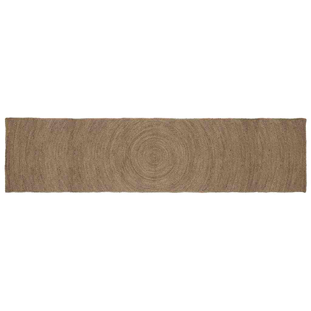 Vidaxx tapis rectangulaire gris 60 x 400 cm jute