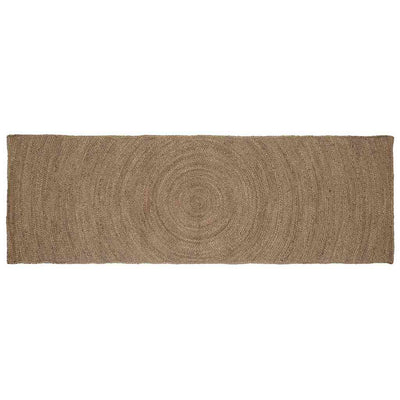 Vidaxx tapis rectangulaire gris 80 x 250 cm jute