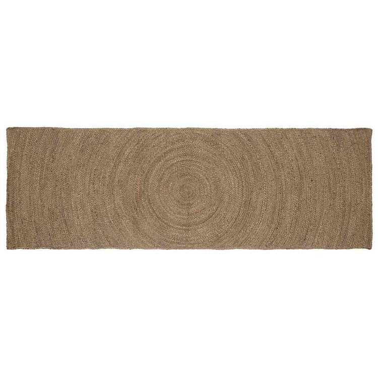 Vidaxx tapis rectangulaire gris 80 x 300 cm jute