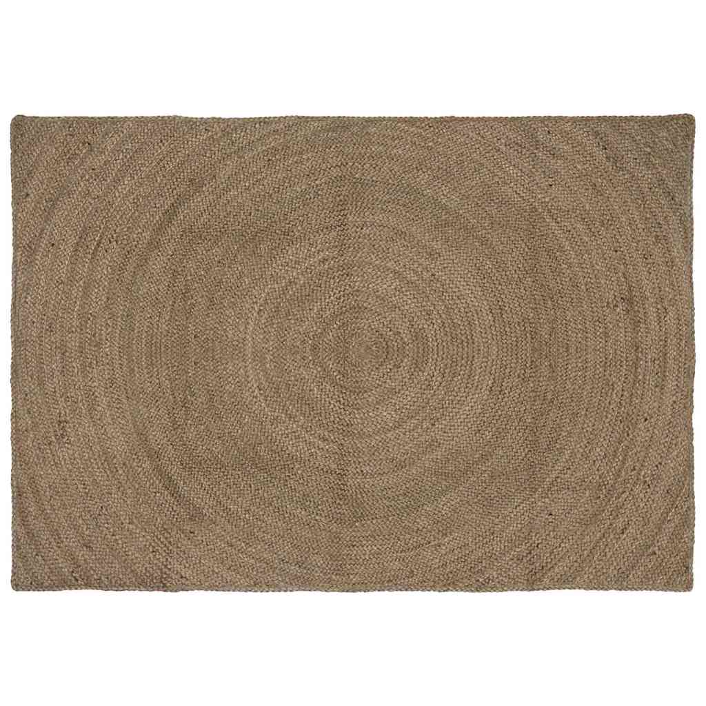Vidaxx tapis rectangulaire gris 140 x 200 cm jute
