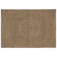 Vidaxx tapis rectangulaire gris 140 x 200 cm jute