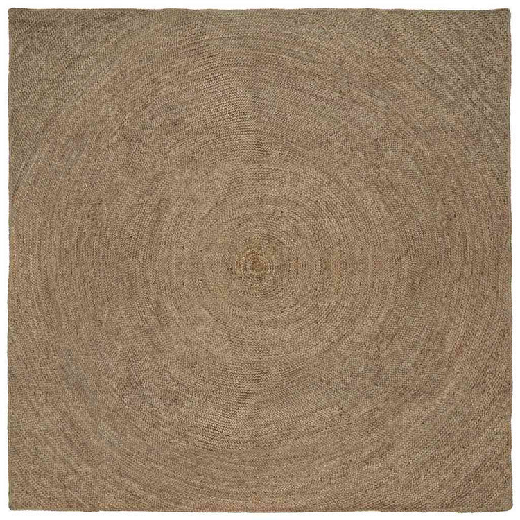 Vidaxx tapis carré gris 200 x 200 cm jute