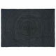 Vidaxl tapis rectangulaire gris foncé 140 x 200 cm jute