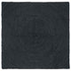 Vidaxl tapis carré gris foncé 160 x 160 cm jute