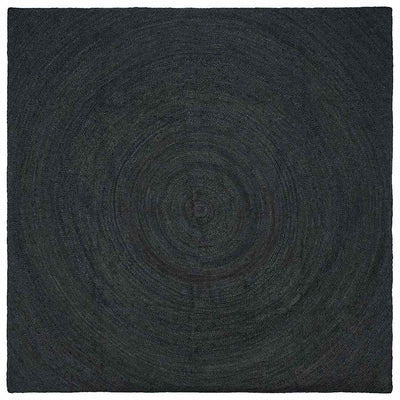 Vidaxl tapis carré gris foncé 200 x 200 cm jute