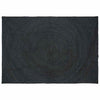 Vidaxl tapis rectangulaire gris foncé 200 x 290 cm jute
