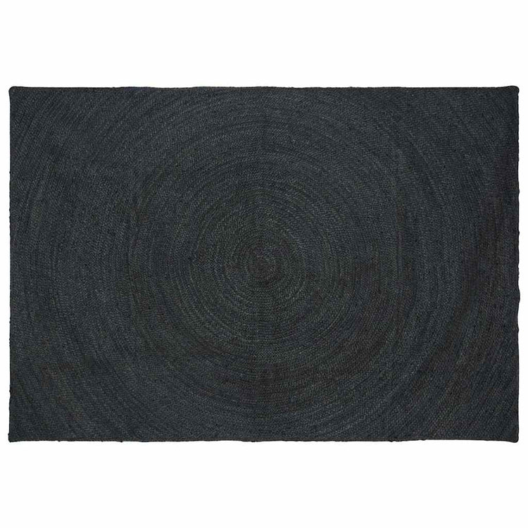Vidaxl tapis rectangulaire gris foncé 240 x 340 cm jute