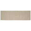 Vidaxx tapis rectangulaire naturel et blanc 60 x 200 cm jute