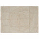Vidaxx tapis rectangulaire naturel et blanc 140 x 200 cm jute
