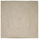 Vidaxx tapis carré naturel et blanc 240 x 240 cm jute