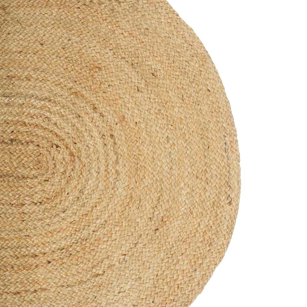 Vidaxl tapis ovale naturel 100 x 152 cm jute