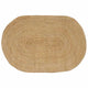 Vidaxl tapis ovale naturel 205 x 305 cm jute