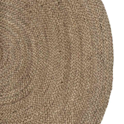 Vidaxl tapis ovale gris 205 x 305 cm jute