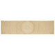 Vidaxx tapis naturel et blanc 60 x 400 cm jute