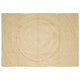 Vidaxx tapis naturel et blanc 240 x 340 cm jute