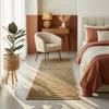 Vidaxx tapis naturel et noir 60 x 110 cm jute