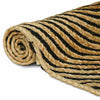 Vidaxx tapis naturel et noir 80 x 150 cm jute