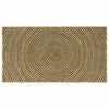 Vidaxx tapis naturel et noir 80 x 150 cm jute