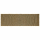 Vidaxl tapis naturel et noir 80 x 250 cm jute