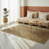Vidaxx tapis naturel et noir 120 x 120 cm jute