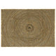 Vidaxl tapis naturel et noir 120 x 170 cm jute